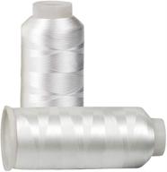 🧵 high-quality x-large cones embroidery bobbin thread - 60wt for machine embroidery and sewing machines - lintfree - 5500 yards each logo