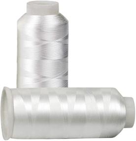 img 1 attached to 🧵 High-quality X-Large Cones Embroidery Bobbin Thread - 60wt for Machine Embroidery and Sewing Machines - LintFree - 5500 Yards Each