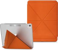 📱 moshi versacover – ipad pro 11 2nd gen 2020/1st gen 2018 & ipad air 4 case – sienna orange, 3-viewing options, auto sleep/wake, apple pencil charging support logo