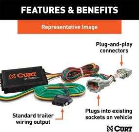 img 1 attached to CURT 56104 Custom Wiring Harness