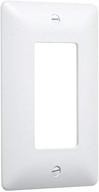 taymac 5000w paintable masque wall plate cover, white, single gang logo