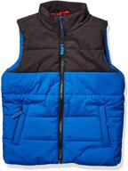 👕 boys' clothing: amazon essentials heavyweight puffer jacket & coat (size medium) logo