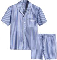 👚 latuza striped cotton sleepwear pajama set logo