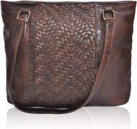 👜 стильная кожаная сумка-тоут для женщин: сумка на молнии для путешествий, работы и плеча. логотип