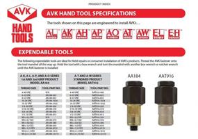 img 1 attached to AVK Industrial 🔩 AA181 420 Enhanced Thread Expandability