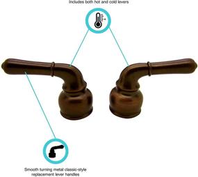 img 3 attached to 🔧 Dura Faucet DF-RKCM-ORB Metal RV Classical Replacement Handles (Oil Rubbed Bronze) - Enhance Your RV's Aesthetics with Stylish and Durable Handles