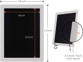 img 1 attached to PUJIANG Message Letter Board 8X11Inch Retail Store Fixtures & Equipment