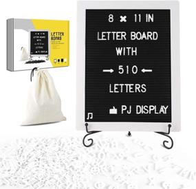 img 4 attached to PUJIANG Message Letter Board 8X11Inch Retail Store Fixtures & Equipment