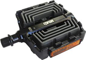 img 4 attached to UFOR Shoes-Savior Bike Pedals for Electric Mountain Bikes, E-Bikes, and 🚲 City Commuters, Durable Aluminum Frame with Comfortable Rubber Cushion, Innovative Patented Bicycle Pedals