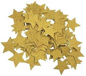 img 1 attached to ✨ Shimmering Gold Star Confetti – 2 Packs for Weddings, Parties, and Festivals – 100 Pieces per Pack!