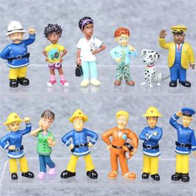 img 3 attached to Fireman PlaysetClassic Characters Toppers Cupcake