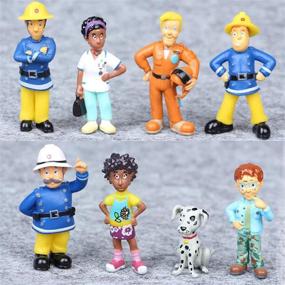 img 2 attached to Fireman PlaysetClassic Characters Toppers Cupcake