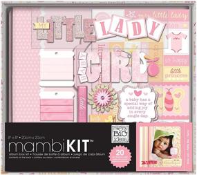 img 2 attached to me & my BIG ideas Scrapbooking Box Kit: So Beautiful Baby 🎀 Girl, 8-Inch by 8-Inch - A Complete Package for Stunning Baby Girl Scrapbooking