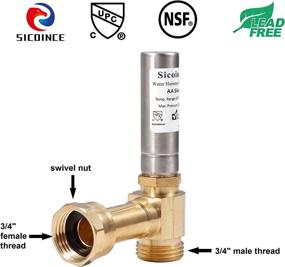 img 3 attached to 🚰 Sicoince Water Hammer Arrestor 3/4 Inch - Prevents Water Hammer for Washing Machine, Dishwasher, Sink Pipe, Garden Hose, Laundry Valve - A Must-Have for Your Plumbing System! (1 Pack)