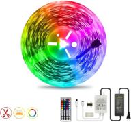 💡 55ft/16m rgb led light strip with 480 leds, remote control & power adapter – indoor/outdoor use логотип