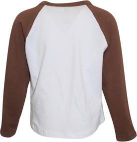 img 1 attached to 🦃 Turkey Football and Pumpkin Pie Raglan Shirt for Baby Boys - Unique