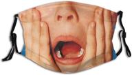 🏠 home alone unisex mask cover - kevin - reusable outdoor adjustable dust protection face decoration, black logo