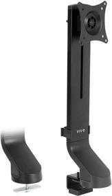 img 4 attached to 🖥️ VIVO Sit-Stand Workstation Single Monitor Mount, Desk Converter, Adjustable Monitor Arm - Fits 1 Screen up to 32 inches (STAND-V001U)