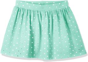 img 1 attached to 👗 Awesome Youth Girls A-Line Printed Dots Skirt - Perfect for Fashionable and Trendy Looks!