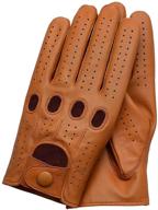 🧤 riparo full finger driving men's accessories: genuine leather gloves & mittens logo