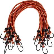 π stalwart 24-inch bungee cords 10 pack - heavy-duty elastic straps for versatile use logo