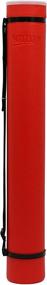 img 3 attached to 📦 Nozlen Document Poster Tube - Expandable 24" Red Plastic Storage Tube