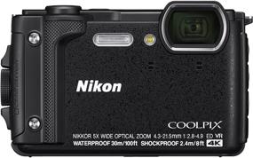 img 4 attached to 📸 Nikon W300 Black Waterproof Digital Camera with 3" TFT LCD (Model 26523) for Underwater Photography
