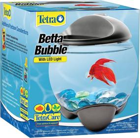 img 2 attached to 🐠 Betta Bubble Betta Bowl with Built-In LED Light - Tetra 29263