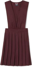 img 4 attached to 👗 Girls' Clothing and Dresses: French Toast Pleated V-Neck Jumper