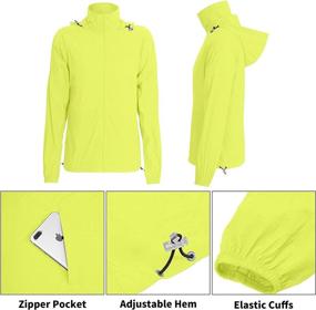 img 2 attached to Women's UPF 50+ Sun Protection Hooded Windbreaker Jacket: Lightweight UV Clothing for Hiking