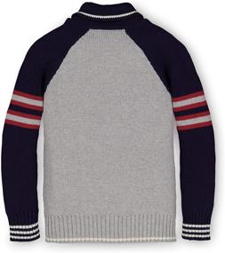 img 1 attached to Henry Letterman Sweater Cardigan for Boys' Clothing - Optimized for Sweaters