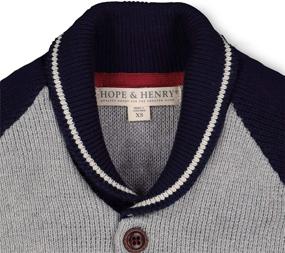 img 3 attached to Henry Letterman Sweater Cardigan for Boys' Clothing - Optimized for Sweaters