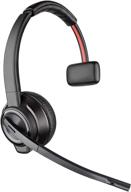 🎧 plantronics savi 8210 office wireless dect monaural headset - connects to deskphone, pc, mac - compatible with teams, zoom &amp; more - noise canceling logo