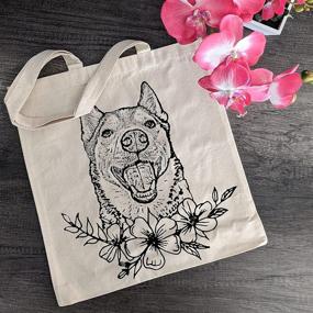 img 2 attached to Pet Studio Art Dog Tote Bag: Stylish and Functional for Pet-Loving owners!