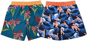 img 3 attached to 🩳 SOLOCOTE Trunks Bathing Swimsuit SLN6010: Stylish Boys' Clothing for the Pool or Beach
