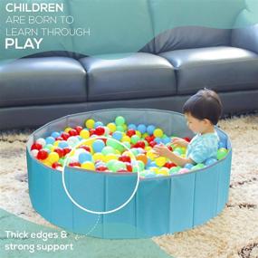 img 2 attached to 🏞️ XDEMODA Waterproof Sports & Outdoor Play Ball Pit for Toddlers