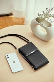 img 3 attached to 👜 Compact Crossbody Shoulder Wallet Pocket for Women: Stylish Handbags & Wallets