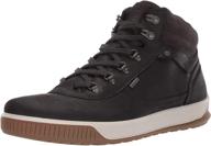 🍫 ecco gore-tex sneaker in chocolat, medium - men's shoe logo