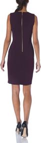 img 2 attached to Calvin Klein Sleeveless Princess Aubergine Women's Clothing in Dresses