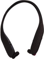 lucid audio amped hearband bluetooth neckband earbud headphones - black, standard with sound amplification logo