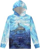 👕 comfortable huiacong hoodies for boys, girls, youth & kids: stylish crewneck hooded pullover sweatshirts with long sleeves logo