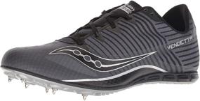 img 4 attached to 🏃 High-Performance Saucony Vendetta Track Black Medium: Perfect for Athletics