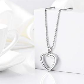 img 3 attached to 💗 Heartfelt Stainless Steel Glass Cremation Necklace: A Memorable Keepsake for Ashes