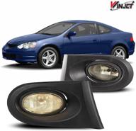 🚗 enhance visibility and safety: winjet compatible with acura rsx dc5 driving fog lights kit - clear lens, switch & wiring - wj30-0099-09 logo