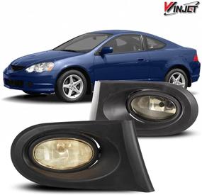 img 4 attached to 🚗 Enhance Visibility and Safety: Winjet Compatible with Acura RSX DC5 Driving Fog Lights Kit - Clear Lens, Switch & Wiring - WJ30-0099-09