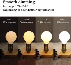 img 2 attached to 💡 Durable Dimmable LED Light Filament for Bright & Cozy Bathroom Ambiance