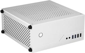 img 1 attached to 💻 Чехол для мини-компьютера Goodisory SR01 Aluminium Mini-ITX HTPC Soft Router с 6 портами COM - Стильный и серебристый