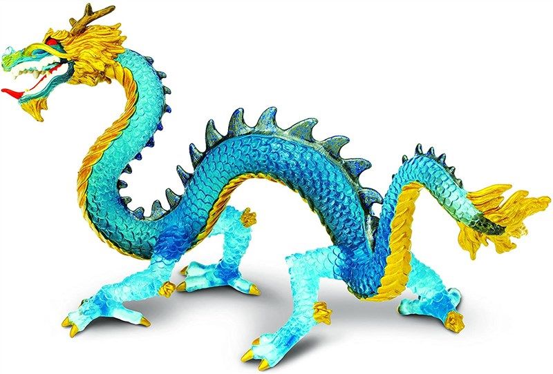 safari ltd krystal blue dragon 로고