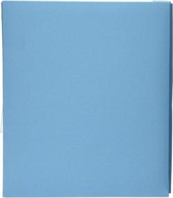 img 1 attached to Stylish K&amp;Company Faux Leather Post Bound Window Album 8.5&#34;X11&#34;-Blue: Preserve Your Memories in Elegance