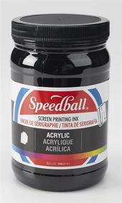 img 1 attached to 🎨 32-Ounce Speedball Black Acrylic Screen Printing Ink